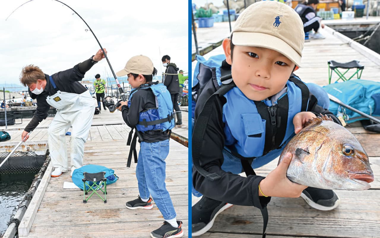 釣れた魚はお持ち帰りOK！
