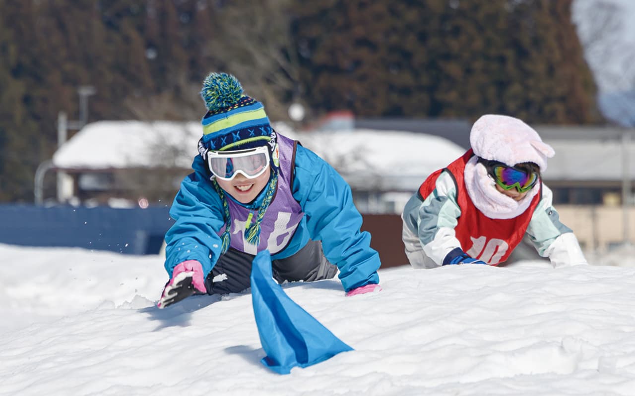 雪の上での特別な運動会☆
