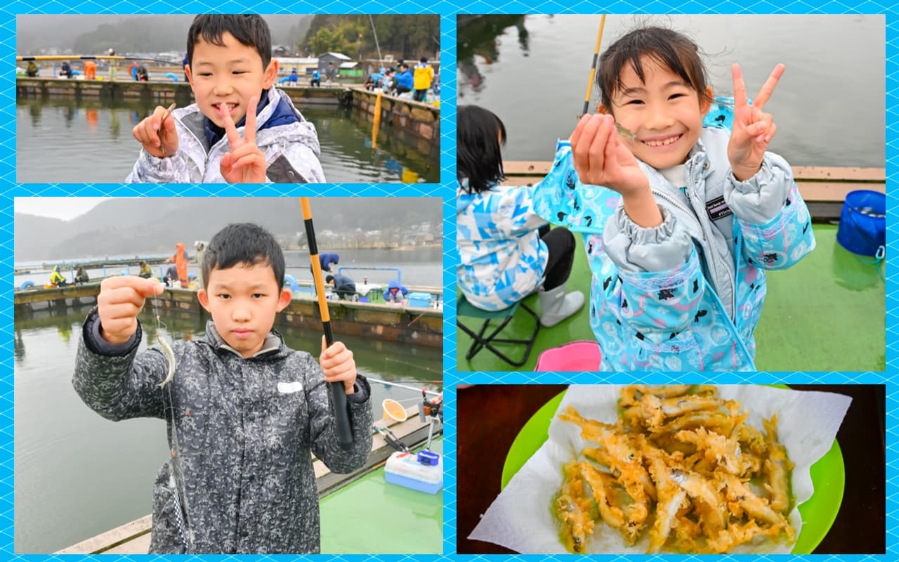 ●わかさぎの天ぷらを賞味