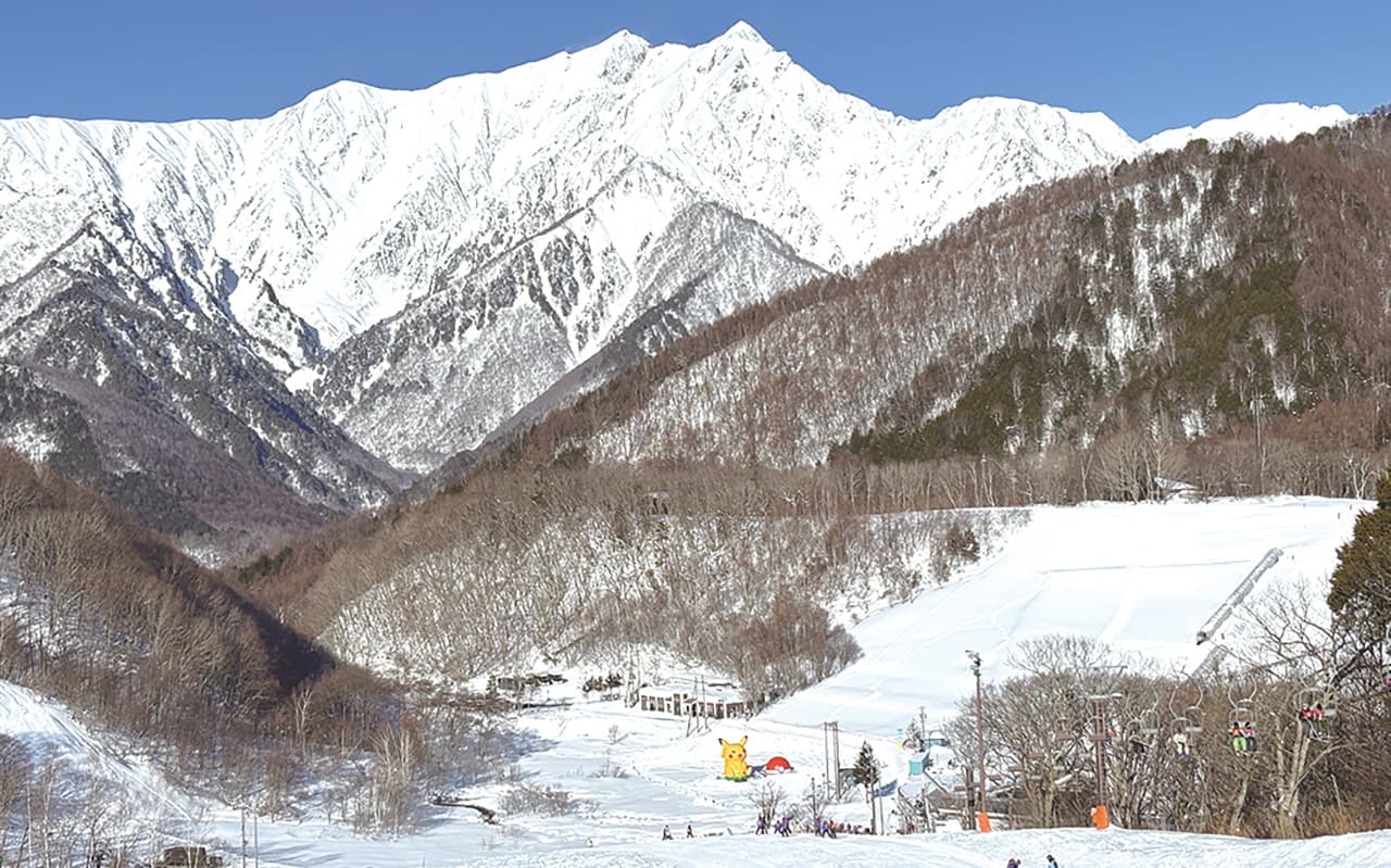 鹿島槍スキー場の特徴