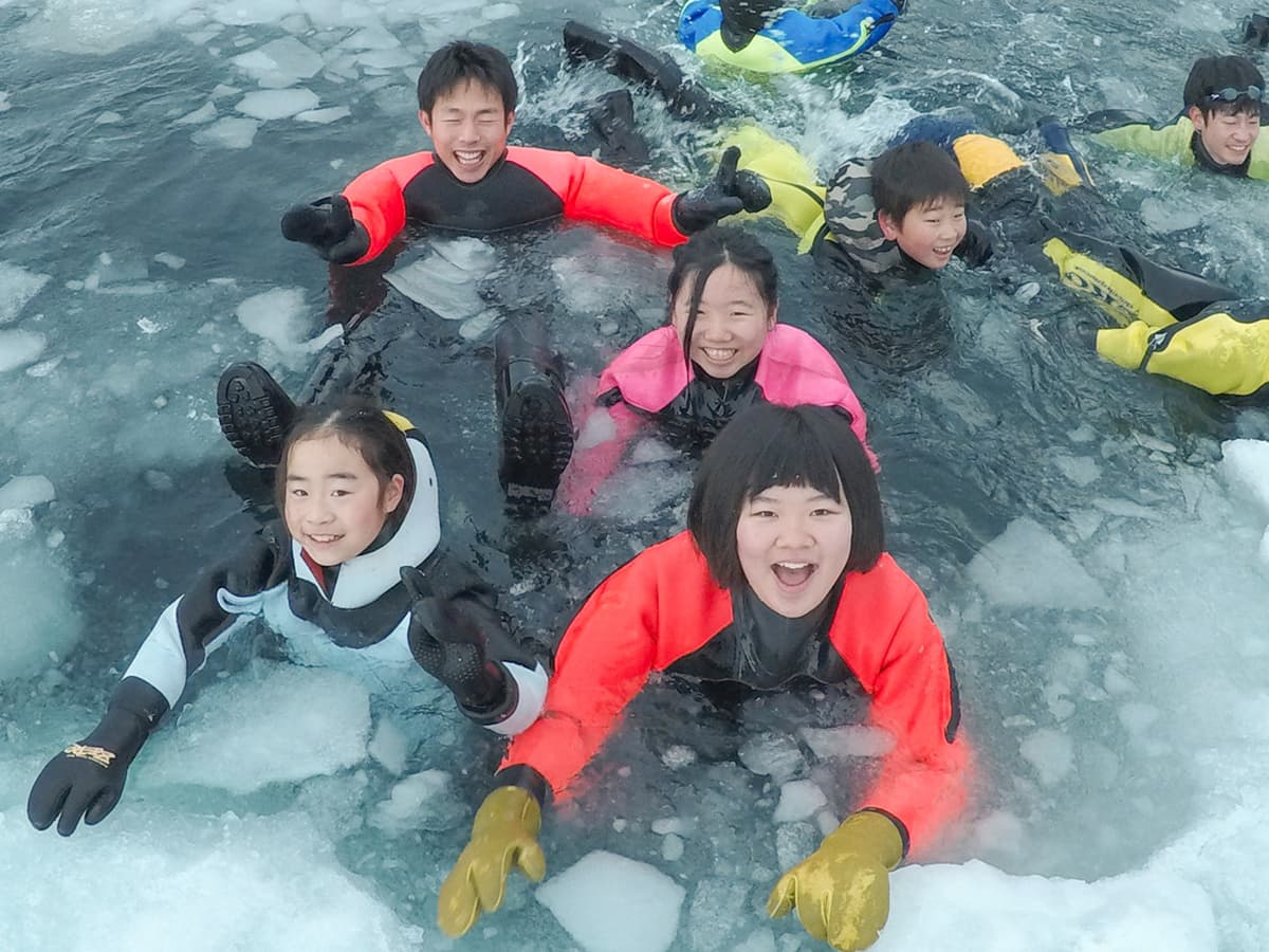 流氷ウォーク!