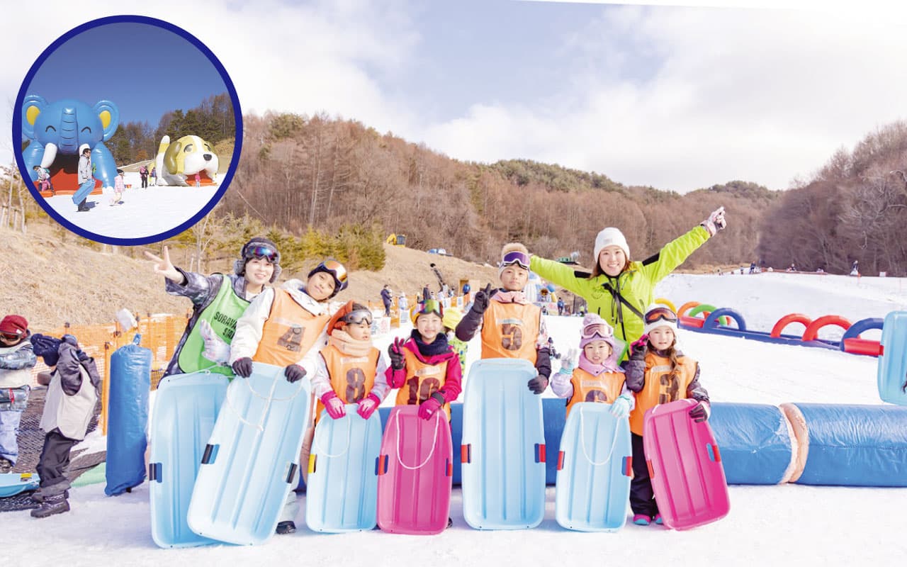 雪遊び&ふわふわ遊具遊び♪