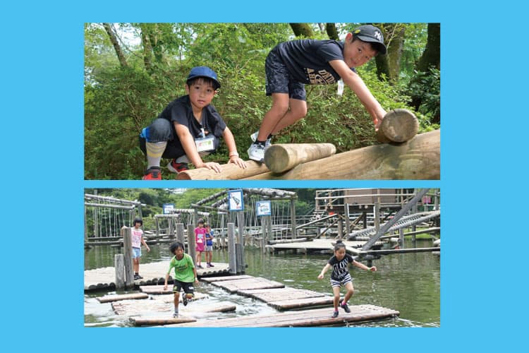 千葉県最大級のプール◎蓮沼ウォーターガーデン＆清水公園“水上アスレチック”満喫ツアー