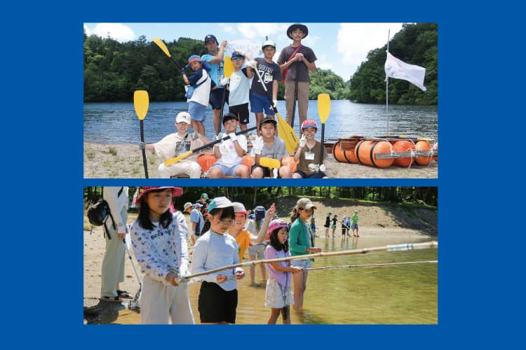 ◆いかだ作り×秘密基地作り◆夏の菅沼アウトドアキャンプ6days①