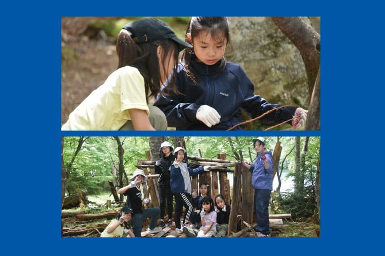 ◆いかだ作り×秘密基地作り◆夏の菅沼アウトドアキャンプ6days①