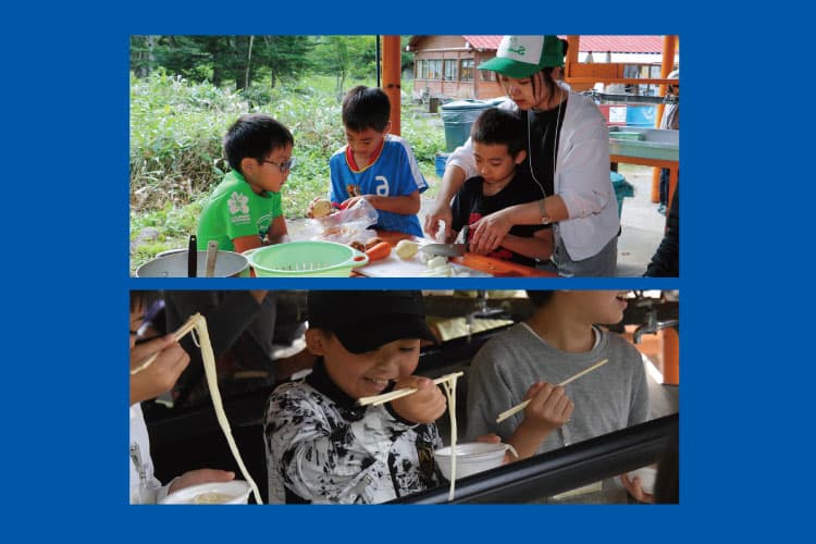 ◆いかだ作り×秘密基地作り◆夏の菅沼アウトドアキャンプ6days①