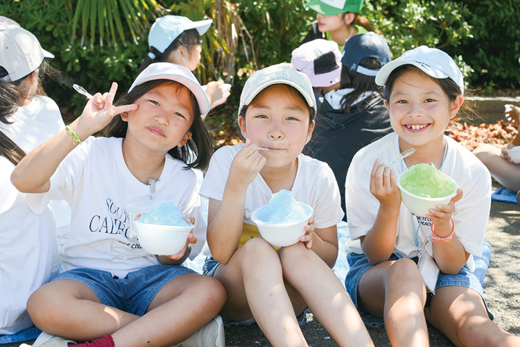 天然かき氷作り！川遊び大満喫キャンプ