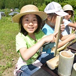 竹食器作り