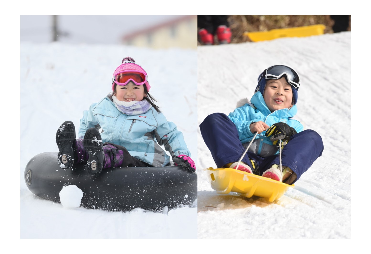 新品　NIKE　キッズ スキーウェア スノーボード 110　雪遊び　そり遊び ☆そり遊び&スノーチュービング☆そらまめお手軽雪遊びキャンプ | 子供