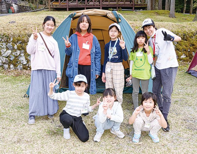 秋の本格キッズキャンプ