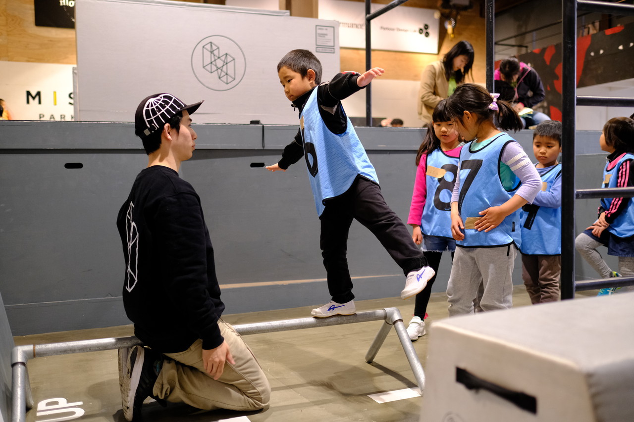 パルクールレッスン