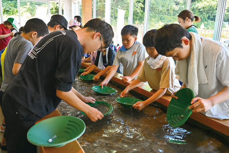 砂金掘に挑戦