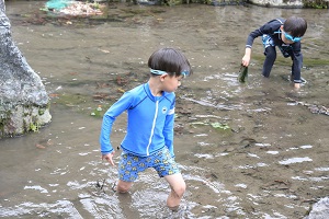 川遊び①