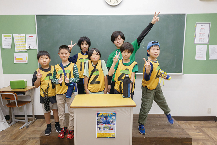 班のみんなで記念写真