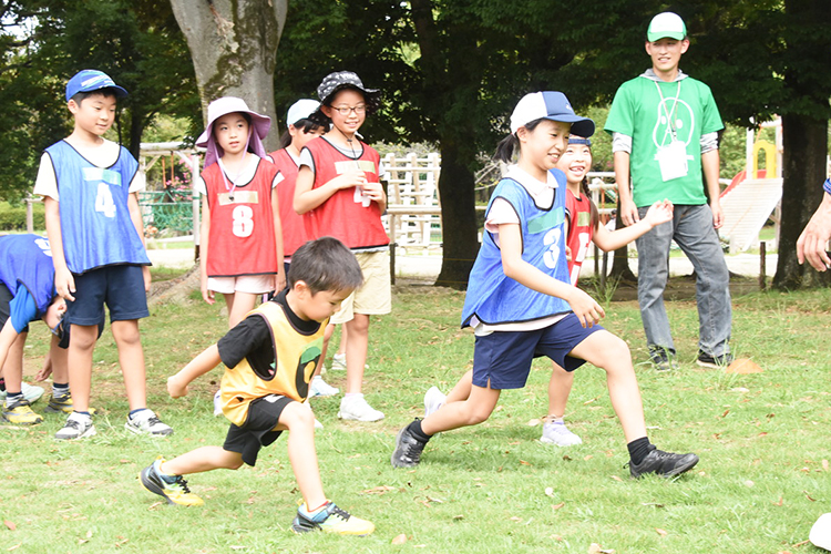 かけっこの特訓