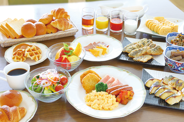 朝食バイキング