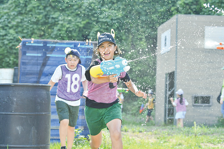 ウォーターバトルの様子