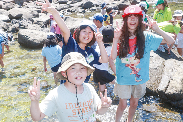 磯遊びで生き物採集◎