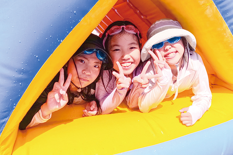 プカプカ浮かぼう♪