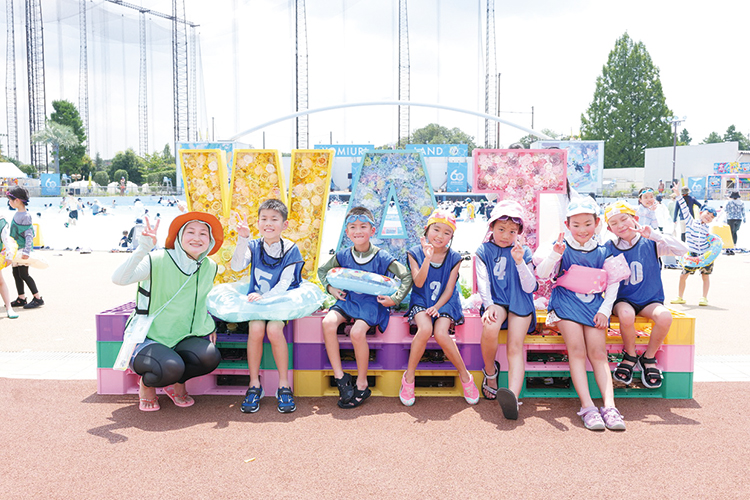 班のみんなで集合