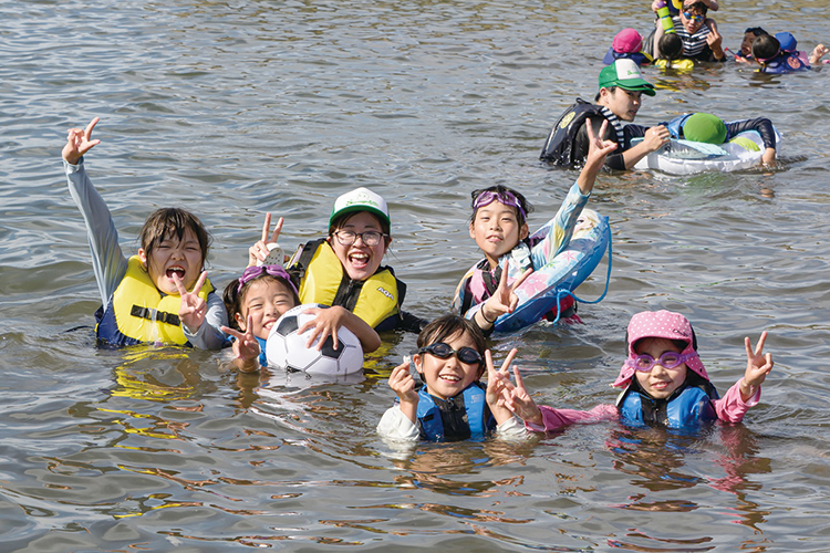 海水浴満喫