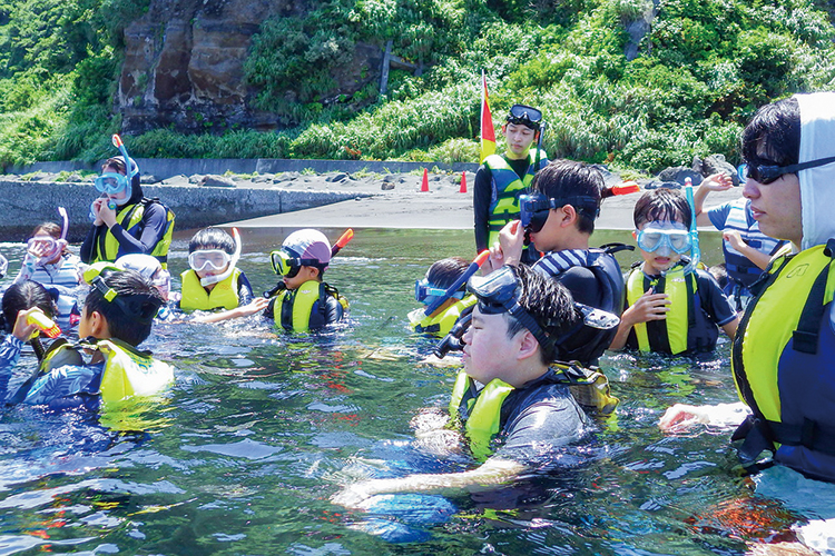 シュノーケリング体験