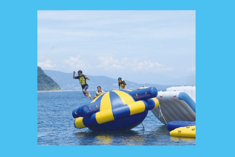 海上アスレチック