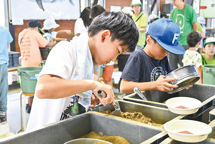 化石発掘に挑戦