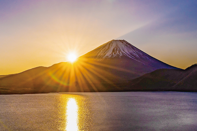 富士山の日の出