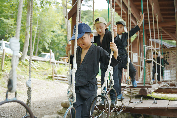 飛の術に挑戦♪