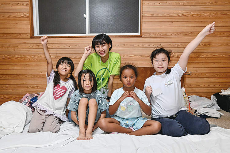 ロッジにお泊まり