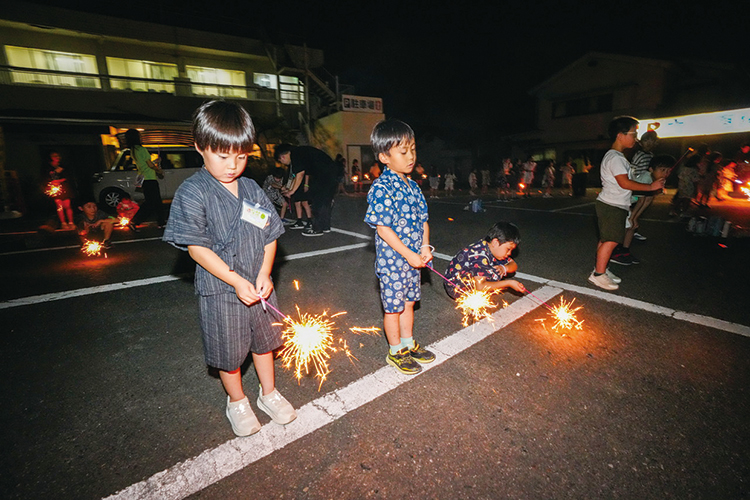 ロング花火満喫！