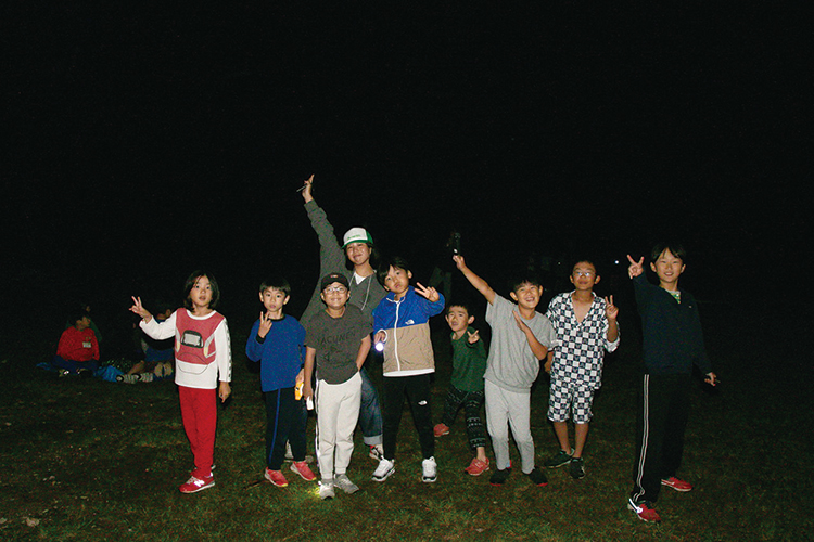 星空観察に出発