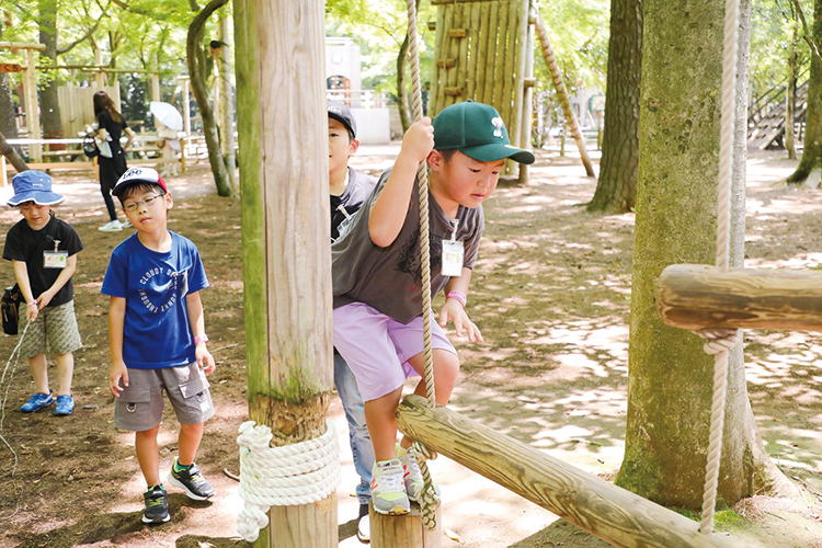 アスレチック体験◎