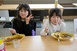 スキー場で食事