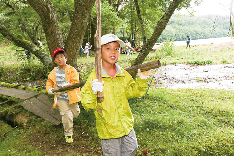 手作りツリー体験