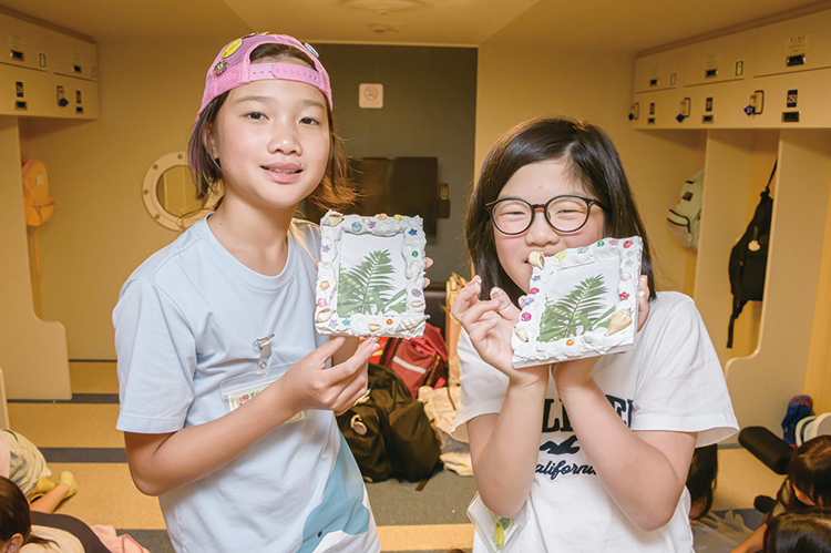 貝殻フォトフレーム完成